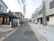 接道状況および現場風景　【福岡市西区横浜１丁目】