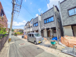 接道状況および現場風景　【福岡市西区横浜１丁目】