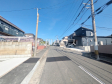 接道状況および現場風景　【福岡市東区美和台５丁目】