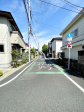 接道状況および現場風景　【練馬区谷原５丁目】