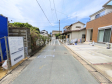 接道状況および現場風景　【福岡市城南区干隈１丁目】