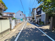 接道状況および現場風景　【中野区江古田２丁目】