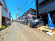 接道状況および現場風景　【富士見市鶴瀬西３丁目】