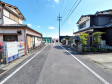 接道状況および現場風景　【小牧市下小針中島３丁目】