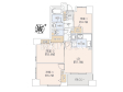 間取図　【クリオ京王多摩川壱番館】