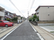 接道状況および現場風景　【名古屋市守山区白沢町】
