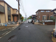 接道状況および現場風景　【東久留米市氷川台２丁目】