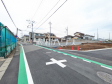 接道状況および現場風景　【東村山市秋津町３丁目】