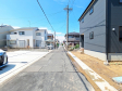 接道状況および現場風景　【北名古屋市片場白山】