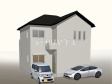 14号地　建物プラン例（パース・外観）　【東村山市美住町２丁目】　[参考プラン] 建物価格：2,271万円（税込）　建物面積：98.12m&sup2;
