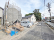 接道状況および現場風景　【福岡市南区警弥郷３丁目】