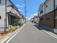 接道状況および現場風景　【立川市幸町４丁目】