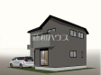 建物プラン例（南西パース・外観）　【東村山市野口町３丁目】　[参考プラン] 建物価格：2,450万円（税込）　建物面積：99.36m&sup2;