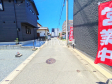 接道状況および現場風景　【福岡市西区姪の浜３丁目】