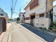 接道状況および現場風景(現況：古屋有)　【東久留米市氷川台２丁目】