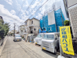 接道状況および現場風景　【狛江市西野川４丁目】