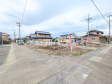 接道状況および現場風景　【北名古屋市六ツ師中屋敷】
