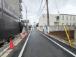 接道状況および現場風景　【杉並区井草１丁目】