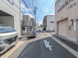接道状況および現場風景　【名古屋市北区清水２丁目】