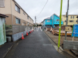 接道状況および現場風景　【世田谷区桜上水２丁目】