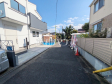 接道状況および現場風景 【世田谷区桜上水2丁目】 接道状況および現場風景 【世田谷区桜上水2丁目】