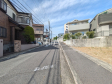 接道状況および現場風景　【名古屋市守山区緑ヶ丘】