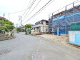 接道状況および現場風景　【朝霞市岡３丁目】