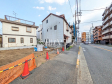 接道状況および現場風景　【立川市羽衣町２丁目】