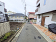 接道状況および現場風景　【中野区白鷺３丁目】
