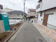 接道状況および現場風景　【中野区白鷺３丁目】
