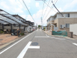 接道状況および現場風景　【岩倉市神野町川添】