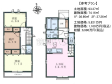建物プラン例（間取図）　【小金井市梶野町２丁目】　[参考プラン] 建物価格：1,169万円（税込）　建物面積：5821m&sup2;