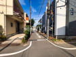接道状況および現場風景　【世田谷区赤堤４丁目】
