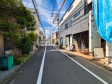 接道状況および現場風景　【世田谷区赤堤４丁目】