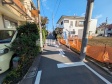 接道状況および現場風景　【世田谷区赤堤４丁目】