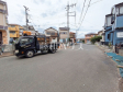 接道状況および現場風景　【新座市石神３丁目】