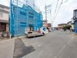 接道状況および現場風景　【新座市石神３丁目】