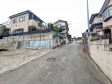 接道状況および現場風景　【朝霞市根岸台７丁目】