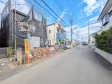 接道状況および現場風景 【武蔵村山市伊奈平6丁目】 接道状況および現場風景 【武蔵村山市伊奈平6丁目】