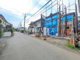 接道状況および現場風景　【武蔵村山市伊奈平６丁目】