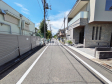接道状況および現場風景　【世田谷区弦巻５丁目】
