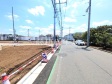 接道状況および現場風景　【東村山市久米川町２丁目】