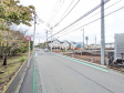 接道状況および現場風景　【東村山市久米川町２丁目】