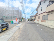 接道状況および現場風景　【北名古屋市高田寺東の川】