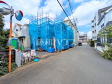 接道状況および現場風景　【三鷹市井口４丁目】