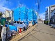 接道状況および現場風景　【三鷹市井口４丁目】