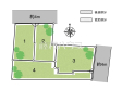 全体区画図　【中野区上鷺宮２丁目】