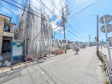 3号棟　接道状況および現場風景　【福岡市早良区有田２丁目】
