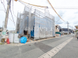 3号棟　接道状況および現場風景　【福岡市早良区有田２丁目】