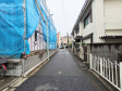 接道状況および現場風景 【杉並区井草4丁目】 接道状況および現場風景 【杉並区井草4丁目】